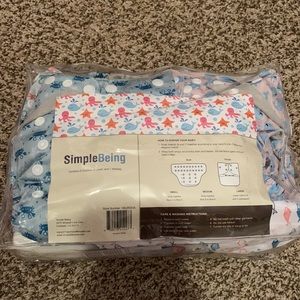 6 reuse-able baby diapers
